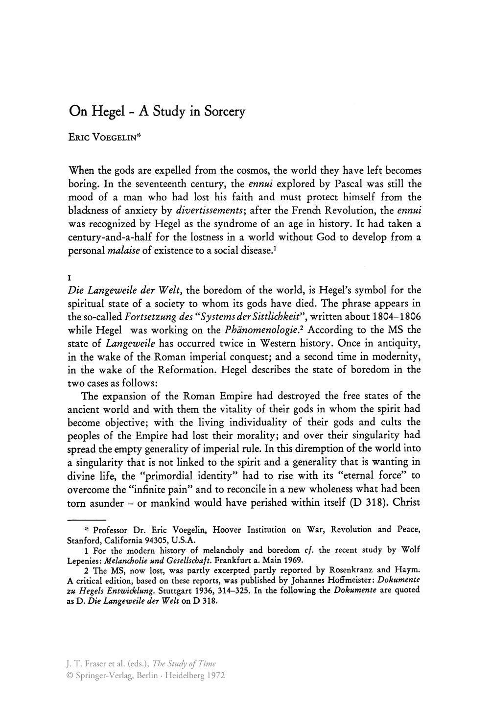 On Hegel - A Study in Sorcery