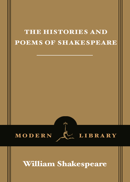 The Histories and Poems of Shakespeare